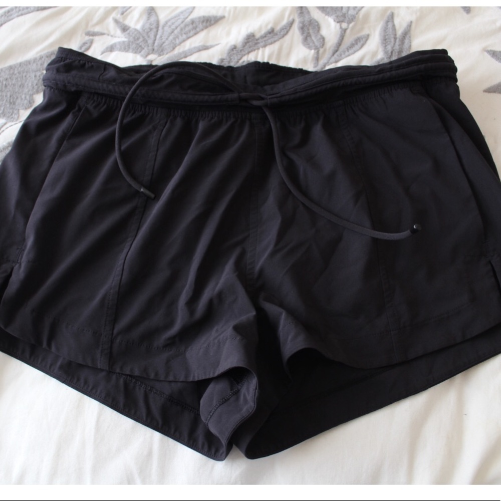 Lululemon Black Shorts w/ Tie Waist